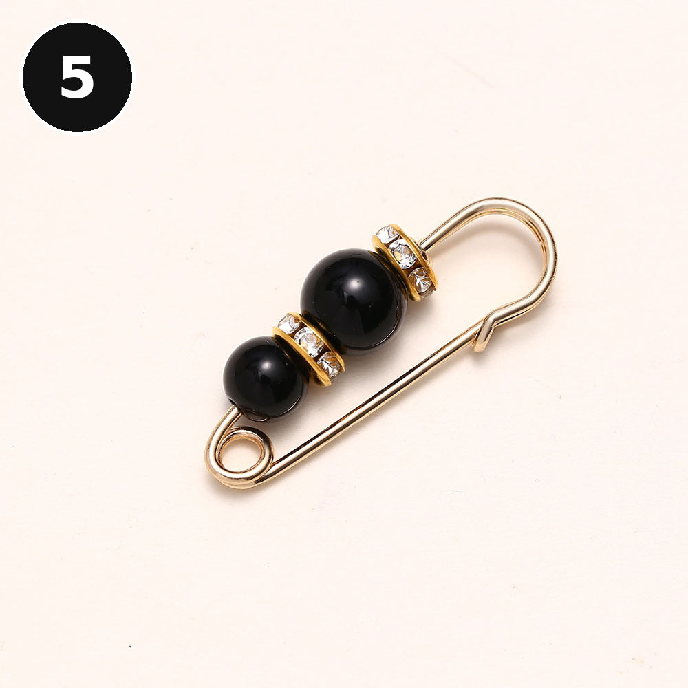 🎒 49% OFF NOW! 💎 Pearl No-Sew Waist Adjuster Pin – Instantly Tighten Loose Jeans, Pants & Skirts ✨