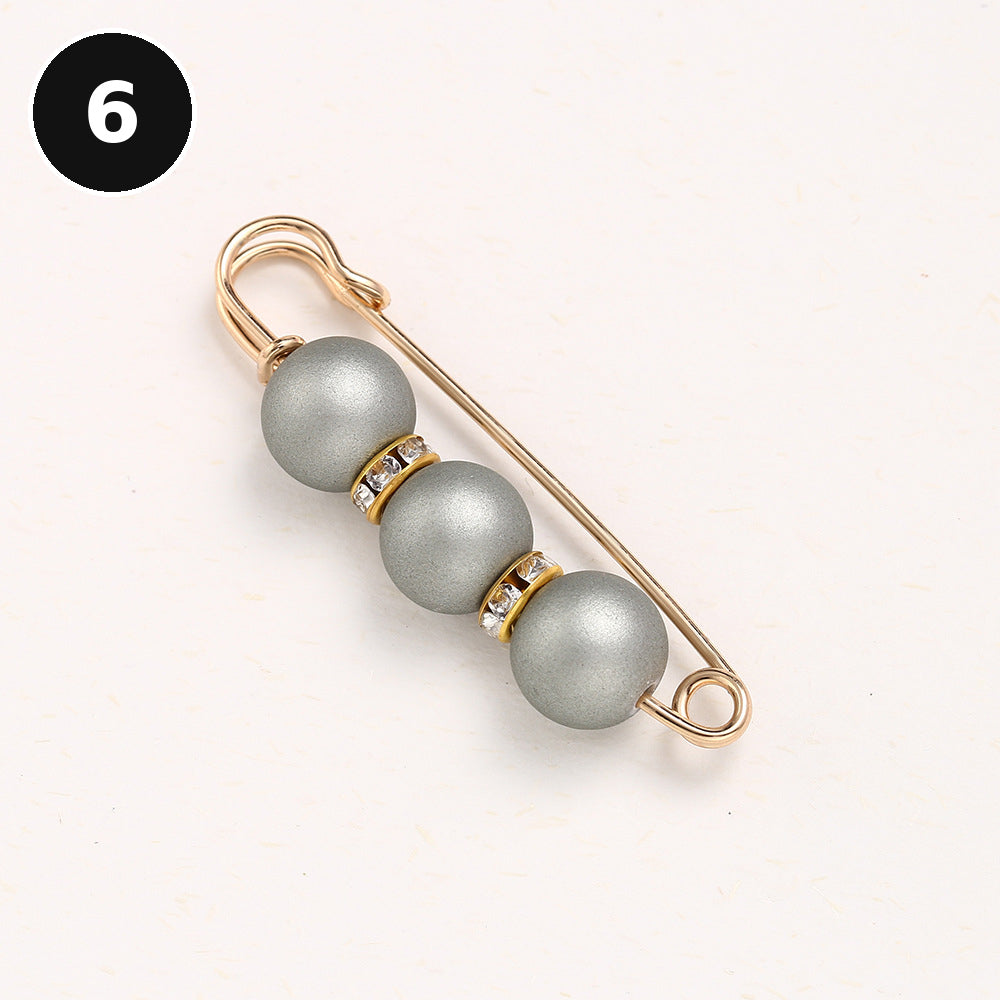 🎒 49% OFF NOW! 💎 Pearl No-Sew Waist Adjuster Pin – Instantly Tighten Loose Jeans, Pants & Skirts ✨