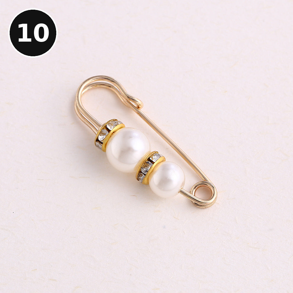 🎒 49% OFF NOW! 💎 Pearl No-Sew Waist Adjuster Pin – Instantly Tighten Loose Jeans, Pants & Skirts ✨