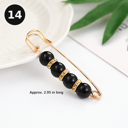 🎒 49% OFF NOW! 💎 Pearl No-Sew Waist Adjuster Pin – Instantly Tighten Loose Jeans, Pants & Skirts ✨