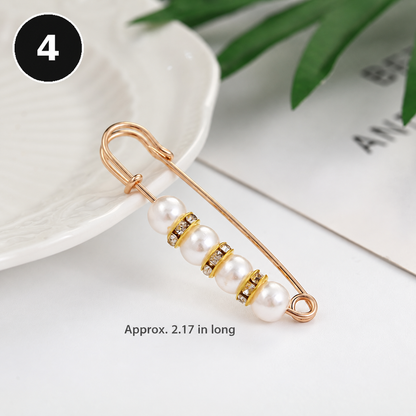 🎒 49% OFF NOW! 💎 Pearl No-Sew Waist Adjuster Pin – Instantly Tighten Loose Jeans, Pants & Skirts ✨